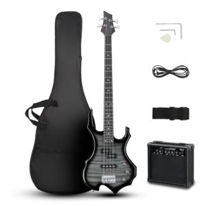 Ktaxon Full Size Electric Bass Guitar Set