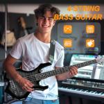 Ktaxon Full Size Electric Bass Guitar Set