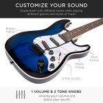 Beginner Electric Guitar Starter Kit - Hollywood Blue
