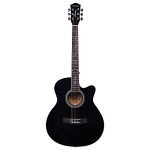 Kadence Frontier Acoustic Electric Guitar - Black EQ