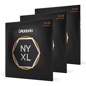 D'Addario NYXL Electric Guitar Strings 10-46, 3-Pack