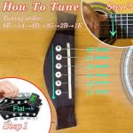 Guitar Capo and Accessories with Tuner Clip