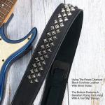 Nefelibata Leather Guitar Strap with Foam Padding