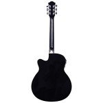 Kadence Frontier Acoustic Electric Guitar - Black EQ