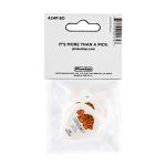 Dunlop Tortex Wedge Picks, White/Orange, .60mm