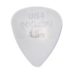 Dunlop Nylon Standard Picks, White, .46mm, 12 Pack