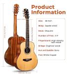 Vangoa 3/4 Acoustic Guitar Kit for Beginners