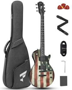 Fesley 39" LP Electric Guitar Kit with Gig Bag