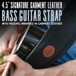 Levy's Leathers Black Bass Guitar Strap