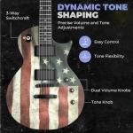 Fesley 39" LP Electric Guitar Kit with Gig Bag