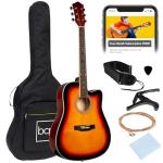 41in Beginner Acoustic Guitar Starter Set - Sunburst