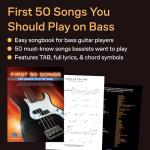 Beginner Bass Guitar Songbook: 50 Easy Songs