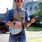 Nefelibata 2" Adjustable Cowhide Banjo Strap