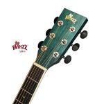 Winzz 40-Inch Blue-Green Acoustic Guitar for Beginners