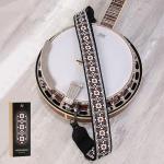 Nefelibata 2" Adjustable Cowhide Banjo Strap