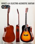 Winzz 41" Acoustic-Electric Guitar Starter Kit