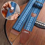 YIKOKO 2-Inch Cotton Guitar Strap with Picks