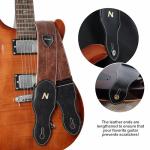 Nefelibata Vintage Soft Vegan Leather Guitar Strap