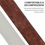 Nefelibata Vintage Soft Vegan Leather Guitar Strap