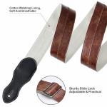 Nefelibata Vintage Soft Vegan Leather Guitar Strap