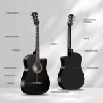 38'' Acoustic Guitar with Bag and Beginner Kit