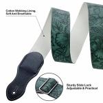 Nefelibata Vintage-Style Guitar Strap with Pick Pocket