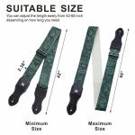 Nefelibata Vintage-Style Guitar Strap with Pick Pocket