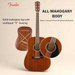 Fender CD-60SCE All Mahogany Acoustic-Electric Guitar Bundle