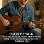 Fender CD-60S All Mahogany Acoustic Guitar Bundle