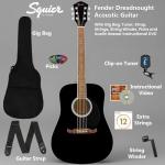 Fender Dreadnought Acoustic Guitar Bundle with Accessories