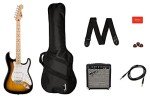 Fender Squier Sonic Strat Pack with Accessories Bundle