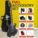 Pyle Fire Electric Guitar with Practice Amp Kit