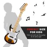 Kids 30in Electric Guitar Starter Kit - Sunburst