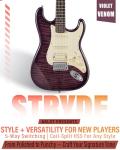 AKLOT Stryde Electric Guitar Beginner Kit - Violet Venom