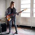 Glarry 4 String Jazz Electric Bass Guitar Bundle