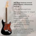 Fender Squier Affinity Stratocaster Bundle with Amp & More