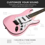 Beginner Electric Guitar Starter Kit - Pink 39in