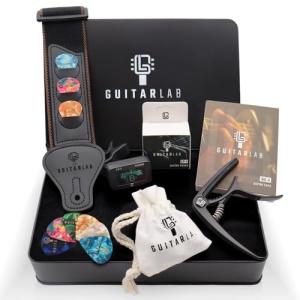 Guitar Accessories Kit - Strap, Capo, Tuner & Picks