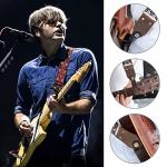 Nefelibata Retro Red Flower Guitar Strap