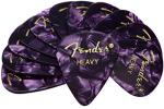 Fender 351 Heavy Picks, 12 Pack - Purple Moto