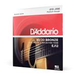 D'Addario EJ12 Medium Acoustic Guitar Strings Set