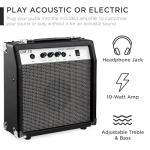 Beginner Acoustic Electric Guitar Starter Set - Natural