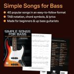 Beginner Bass Guitar Songbook: Easy TAB Music