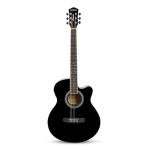 Kadence Frontier Acoustic Electric Guitar - Black EQ