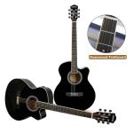 Kadence Frontier Acoustic Electric Guitar - Black EQ