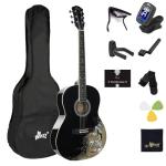 WINZZ 39-Inch Concert Acoustic Guitar with Kit