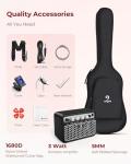 Vangoa Pink Electric Guitar Starter Kit with Amp