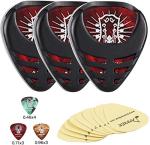 Donner Guitar Picks Holder with 10 Picks and Stickers