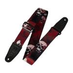 Levy's 2" Sonic-Art™ Guitar Strap with Leather Ends