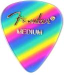 Fender 351 Rainbow Graphic Guitar Picks, 12-Pack